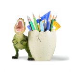 Pot a crayons athlon dinosaure ¿ bo�te de rangement multifonctionnelle pour le bureau, le maquillage, ...