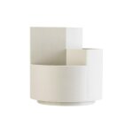 Pot a crayons de bureau a 3 emplacements, rotatif a 360 degrs, pour le bureau et la maison