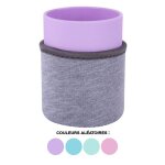 Pot a crayons - plastique avec housse néoprène - coloris pastel - apli Pot a crayons - plastique avec housse néoprène - coloris pastel - apli