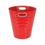 Poubelle, corbeille papier avec poign�s 12, 5 litres rouge