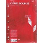 Pqt 50 copies doubles perfor�es 200 p grands carreaux 70g