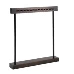 Pr�sentoir de colliers vintage a 13 crochets imitation noyer, pr�sentoir de bijoux, accessoires de collection ...