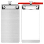 Presse - papiers en aluminium en mtal avec porte - stylo 4, 1 x 8, 4 pouces mini presse - papiers de ...