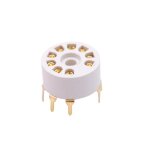 Prise de tube sous vide en plastique a 9 broches, pour ampli audio hifi 12ax7 12at7 12au7 el84 6n1 ecc82 ...