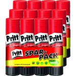Pritt lot de 3 packs eco de 4 b�tons de colle 22g naturelle sans solvant