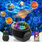 Projecteur d'�toiles et de dix plan�tes, compatible avec bluetooth, veilleuse avec haut - parleur, t�l�command ...