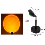 Projecteur led couleur arc - en - ciel avec port usb, luminaire dcoratif d'intrieur, idal pour une ...