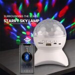Projecteur led produisant l'image d'un ciel etoil� rotatif, id�al pour une chambre a coucher, nouveau ...