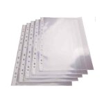 Prooffice pochettes perforées, a4, pp, cristal transparent Prooffice pochettes perforées, a4, pp, cristal transparent