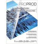 Proprod premium pack de 100 pochettes de plastification a4 125 microns finition brillante transparent ...