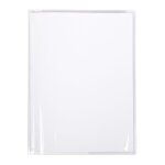Prot�ge, cahier transparent avec marque, page + porte, etiquette 21 x 29, 7 cm (a4)