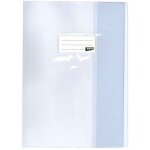 Prot�ge - cahier transparent en pvc ? format 24x32 cm ? epaisseur 19 / 100�me ? grain lisse