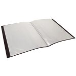 Prot�ge documents noir pr�mium 120 vues 60 pochettes