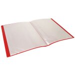 Prot�ge documents rouge pr�mium 80 vues 40 pochettes