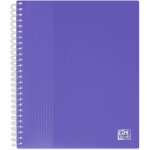 Protge - documents a spirale school life a5 80 vues / 40 pochettes couverture polypro violet