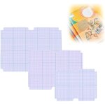 Protege livre, 10 pi�ces couvre livre adhesif transparent, transparent et r�glable couvre livre, imperm�able ...