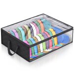Qcyl - stockage de chapeaux pour casquettes de baseball, organisateur avec 2 poignes robustes, sac de ...