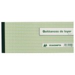 Quittances de loyer 100x160mm - carnet de 50