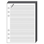Quo vadis recharge accessoires organiseur fiches notes timer 17 blanc 10 x 17 cm Quo vadis recharge accessoires organiseur fiches notes timer 17 blanc 10 x 17 cm