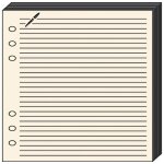 Quo vadis recharge accessoires organiseur fiches notes timer 29 ivoire 21 x 29 cm