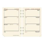 Quo vadis recharge agenda organiseur timer 14 horiz fr 8 x 12 cm