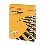 Ramette de papier couleur orange teinte intense de 250 feuilles - office depot - a4 - 160g / m