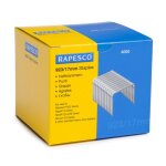 Rapesco lot de 4 boites de 1000 agrafes galvanis�es 923 / 17mm type 23