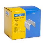 Rapesco lot de 4 boites de 1000 agrafes galvanis�es 923 / 8mm type 23