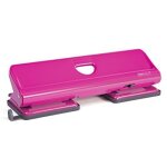 Rapesco 720 perforatrice 4 trous 20 feuilles - rose vif