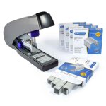 Rapesco agrafeuse gros travaux x5 - 90ps + 5 bo�tes de 1 000 agrafes 923 / 12mm (type 23)