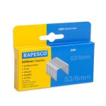 Rapesco boite de 2000 agrafes galvanis�es 53 / 6mm