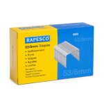 Rapesco boite de 5000 agrafes galvanis�es 53 / 6mm