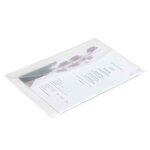 Rapesco pqt de 5 pochettes porte - document a pression a4 incolore Rapesco pqt de 5 pochettes porte - document a pression a4 incolore