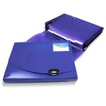 Rapesco trieur valisette avec 7 compartiments a4 + bleu