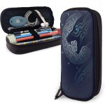Ravens grande trousse de rangement a double fermeture eclair motif viking mythologie nordique