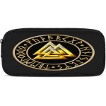 Ravens mythologie nordique viking trousse de transport portable pour stylos et stylos motif viking pour ...