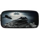 Ravens trousse a crayons mythologie nordique viking grande capacit� avec compartiments pour crayons et ...
