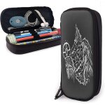 Ravens trousse a crayons viking mythologie nordique avec compartiments pour fournitures scolaires et ...