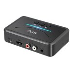 R�cepteur audio aptx 3. 5mm, adaptateur de musique sans fil, bluetooth, dongle avec micro, nfc, pour ...