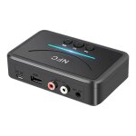 R�cepteur bluetooth intelligent nfc a2dp rca, prise aux 3. 5mm, adaptateur sans fil, prise usb, jeu pour ...