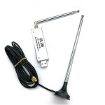 Rcepteur radio dfini avec antenne, logiciel rtl sdr v3 r820t2 rtl2832u 1ppm tcxo sma rtlsdr, pour rtl ...