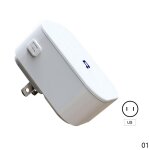 Rcepteur de sonnette sans fil, 52 carillons eu / uk / uk, commande tactile, sonnette de porte pour maison, ...