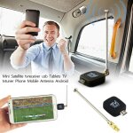 R�cepteur de t�l�vision par satellite hdtv mini dvb - t, tuner avec mini antenne noire pour tablette ...