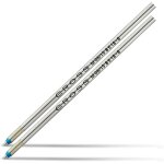 Recharge 8518 - 6 bille - adapte a tous les stylos - bille rtractables - pointe moyenne - encre bleue ...