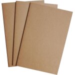 Recharge a5 assortie pour carnet de voyage / recharge de journal a5 14cm x 21cm 3 carnets, 240 pages ...