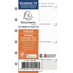 Recharge pour agenda - exatime 14 - 2023 / 2024 - 14212e - septembre a dcembre