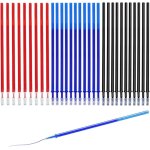 Recharges effaables bleues 0, 5mm de haute qualit, 30 recharge stylo pour pilot frixion, compatibles ...