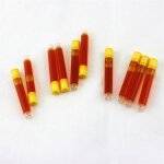 Recharge d'encre de couleur de haute qualit�, 10 pi�ces, stylo a plume, cartouche de 3. 4mm, papeterie ...