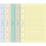 Recharge organiseur exacompta 14243 lign� pour organiseur exatime 14 32 feuillets couleur assorties