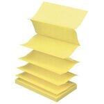 Recharge post it z - note 76x127mm jaune - bloc de 100f